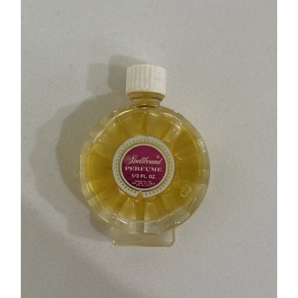 Vintage SPELLBOUND Mini Perfume Bottle Estée Lauder Round Unique Design - Picture 7 of 7